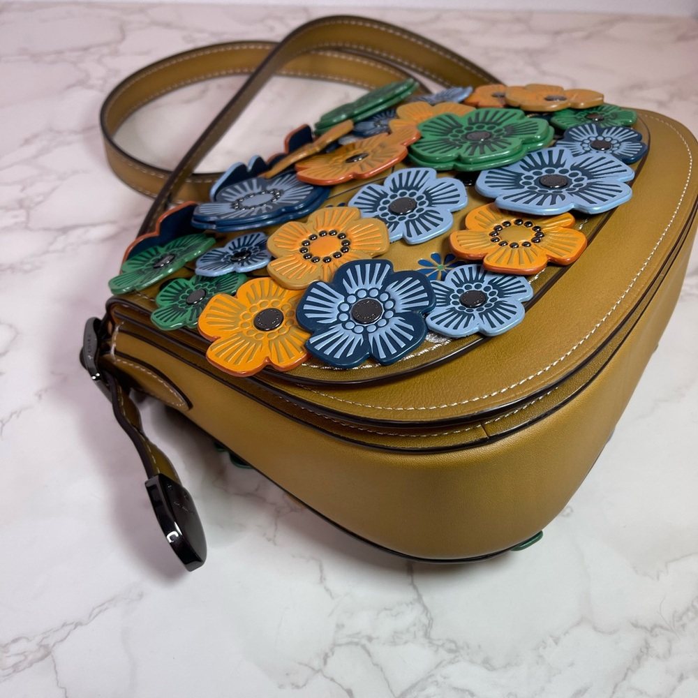 Coach Saddle 23 With Tea Rose Crossbody Bag - Picture 9 of 14